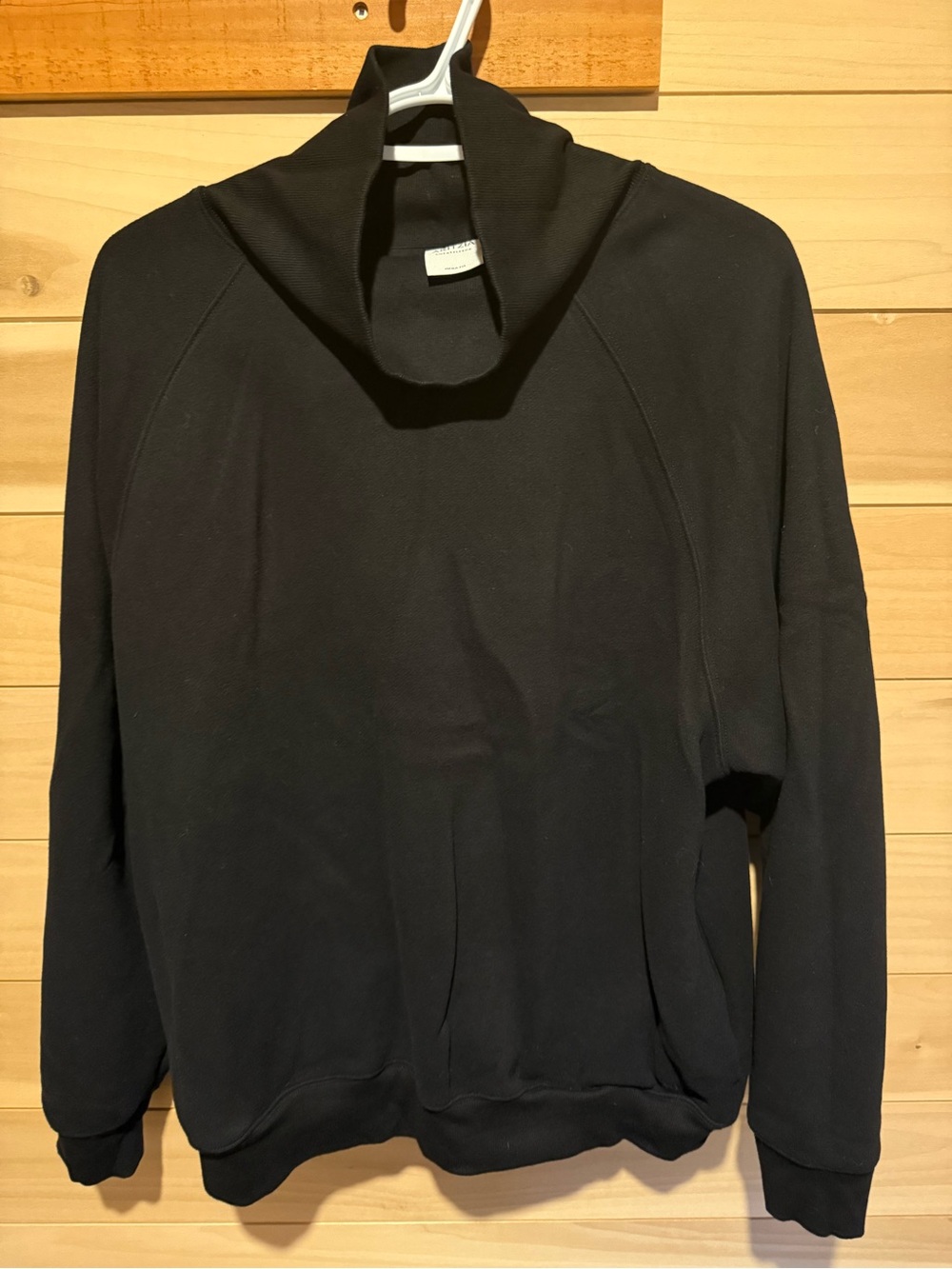 Aritzia Cozy Sweatfleece Mega Raglan Funnel Neck
